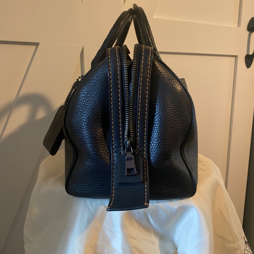 Coach Black Leather Rogue 1941 Satchel - Picture 4 of 16